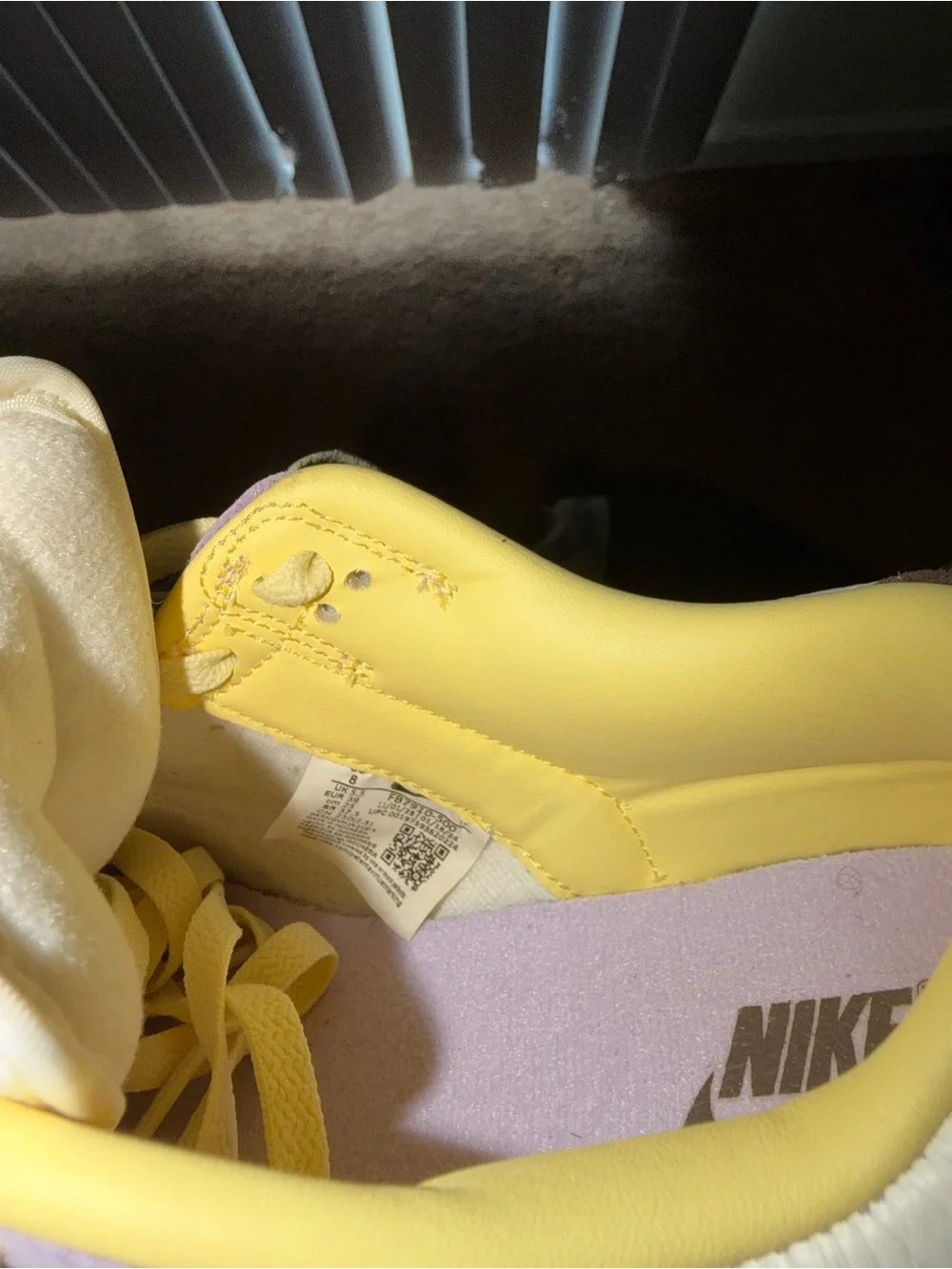 Women Nike Dunk Low Lavender Yellow & Brown